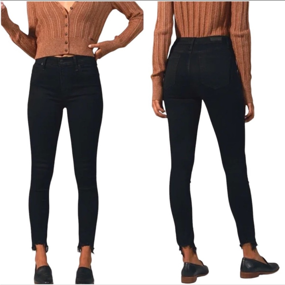 Abercrombie and fitch black jeans